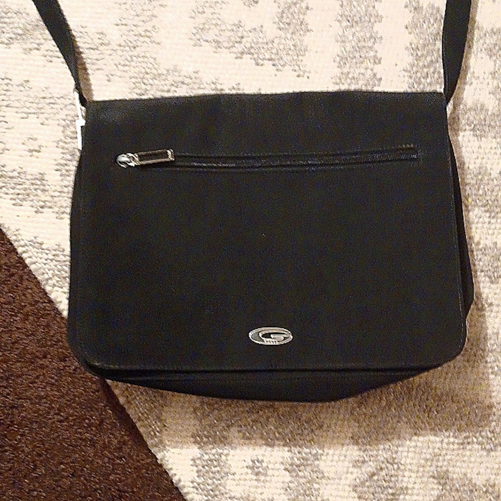 Guess All Black Purse, Handbag, Small Laptop Bag, Make Up Bag, Tote, School